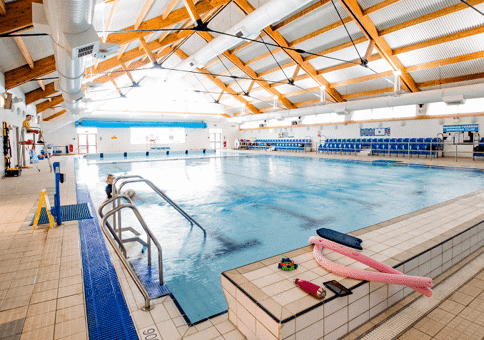 Indoor swimming pool at South Woodham Ferrers Leisure Centre