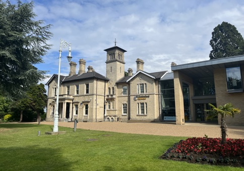 Museum exterior in the summer