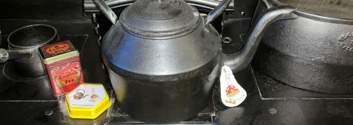 A kettle in the Victorian Kitchen